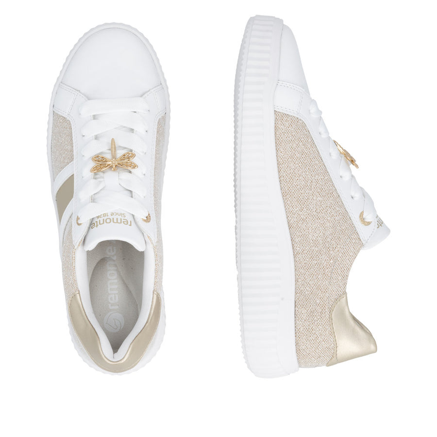 Remonte Levke 01 (D3E01-90) Weiss/Weiss-Gold/PaleGold
