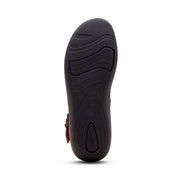 Aetrex Leah Buckle Bootie Cordovan