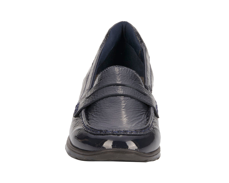 Ros Hommerson Dannon Navy Crinkle Patent