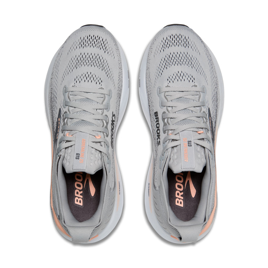 Brooks Women's Adrenaline GTS 25 Grey/Blkpearl/Coral