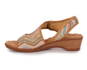 Ros Hommerson Kimmi Multi Raffia / Luggage Leather