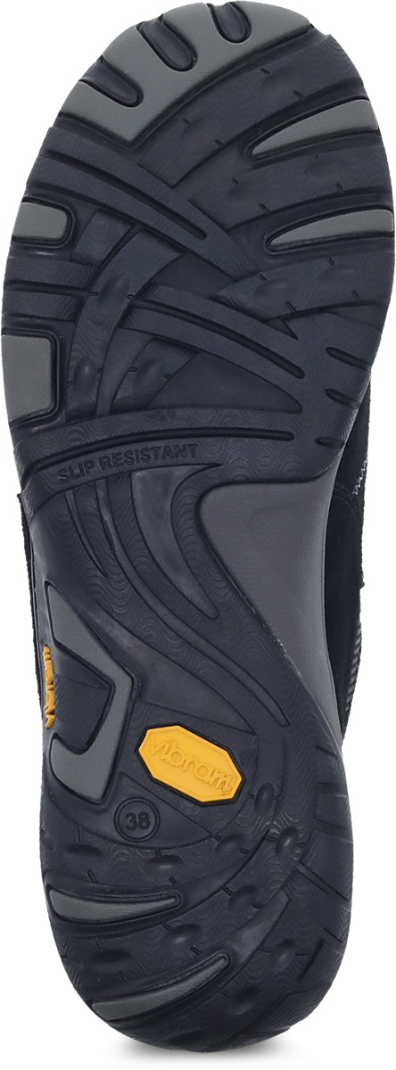 Dansko Paisley Black/Black Suede
