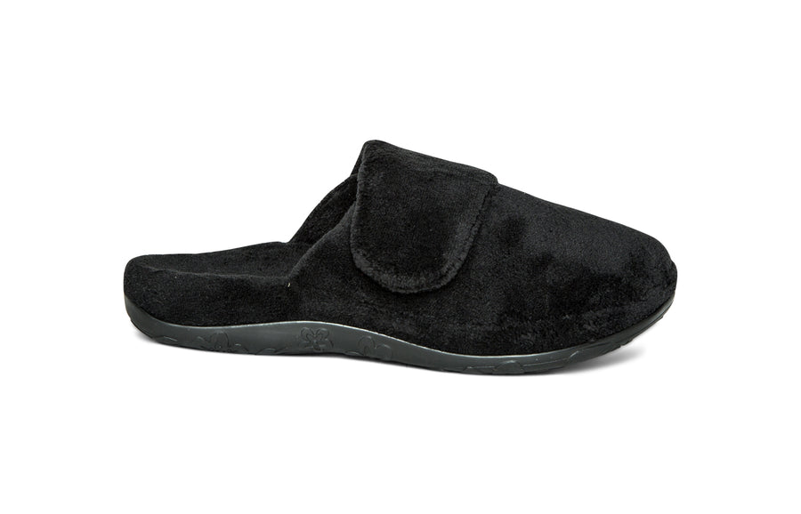 Aetrex Mandy Closed Toe Slipper Black