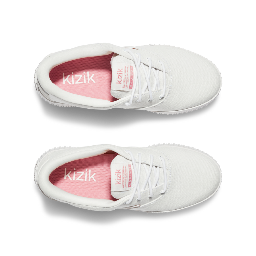 Kizik Madison Bright White/Wild Rose