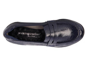 Ros Hommerson Dannon Navy Crinkle Patent