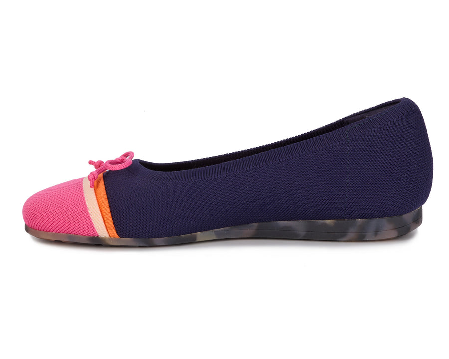 Ros Hommerson Noelle Navy/Pink Knit