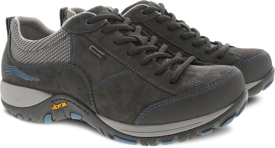 Dansko Paisley Grey/Blue Suede