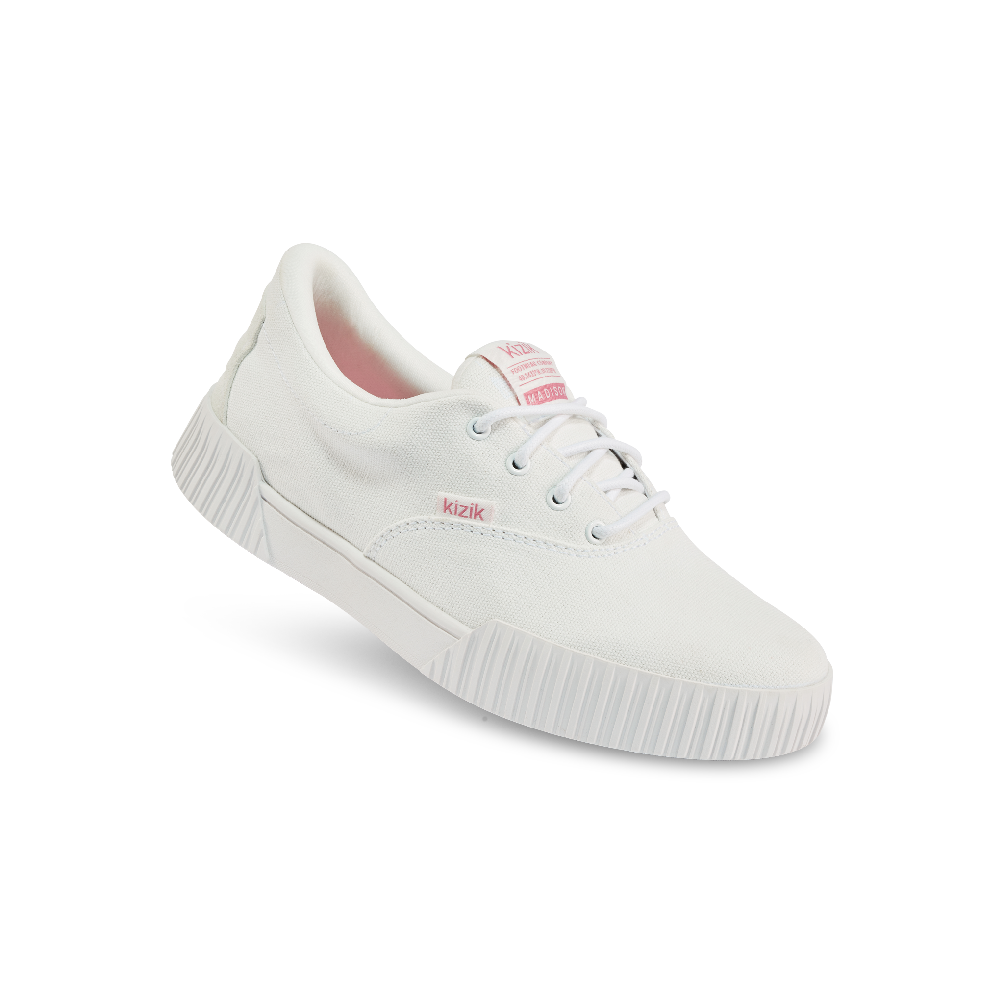 Kizik Madison Bright White/Wild Rose
