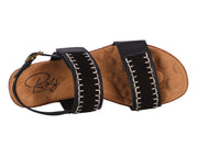 Ros Hommerson Kateri Black Leather/Suede (MSRP $120)