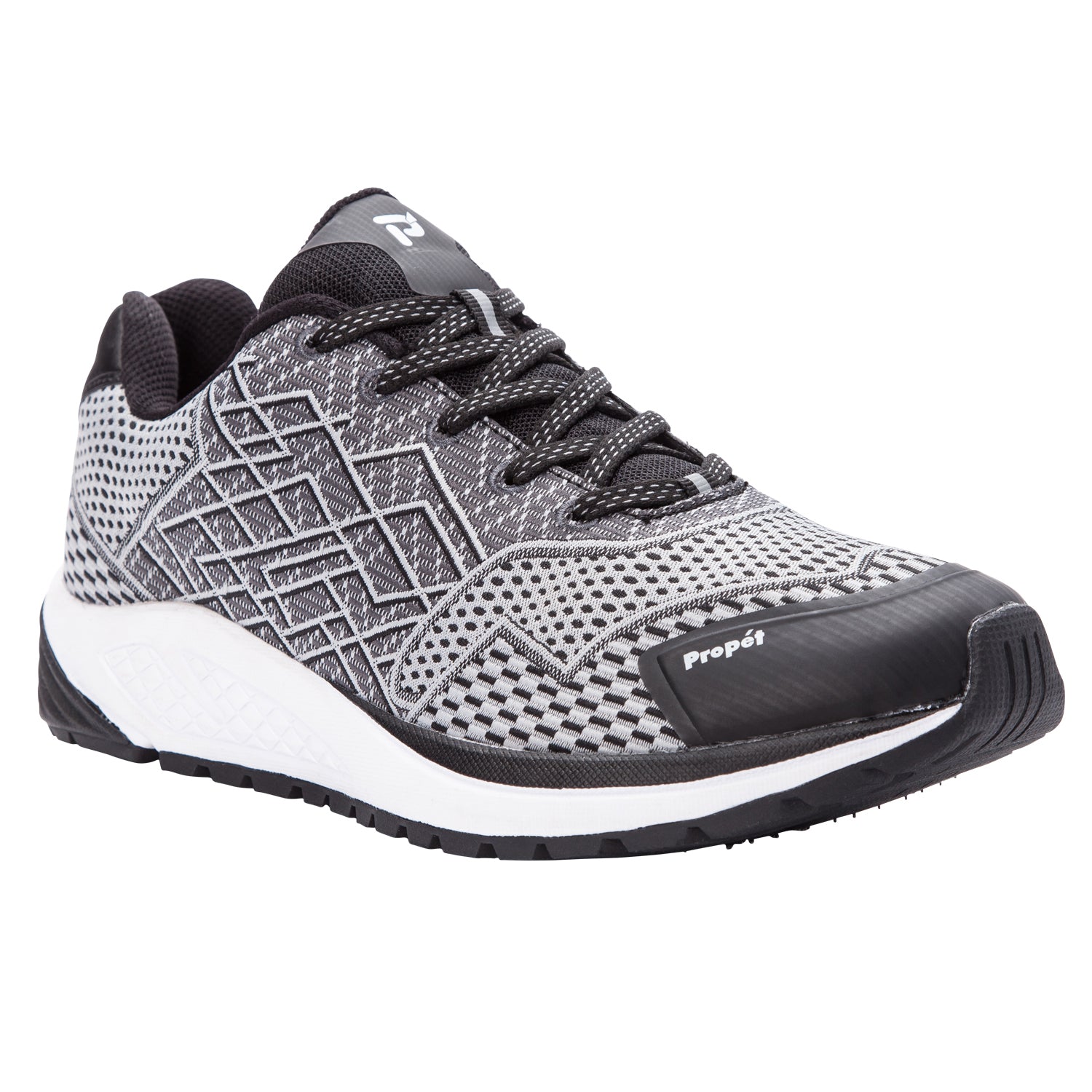 Propet Men's One Black / Silver (MSRP $114.95)