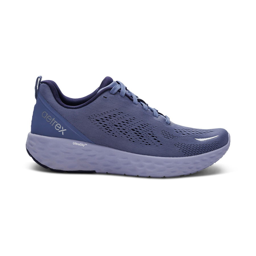 Aetrex Danika Arch Support Sneakers Plum