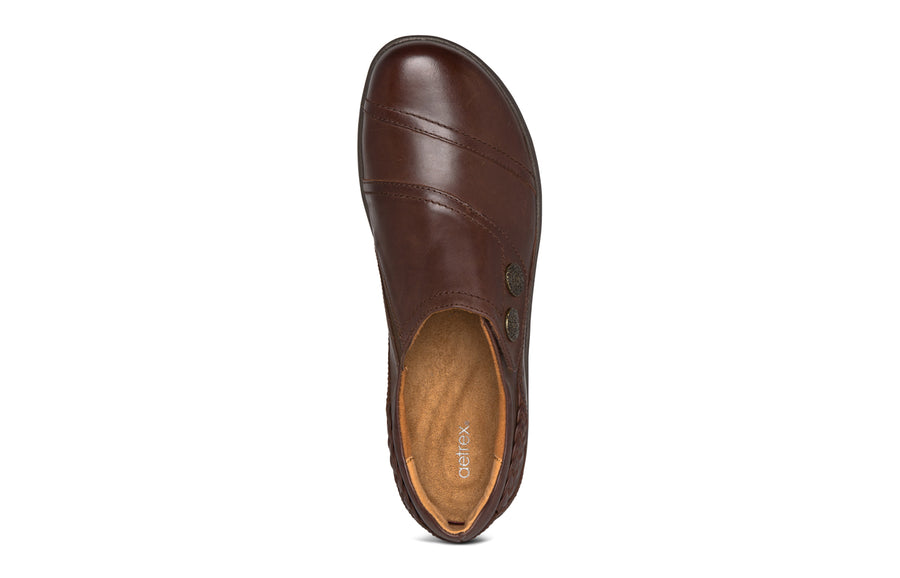 Aetrex Karina Monk Strap Brown (MSRP $139.95)
