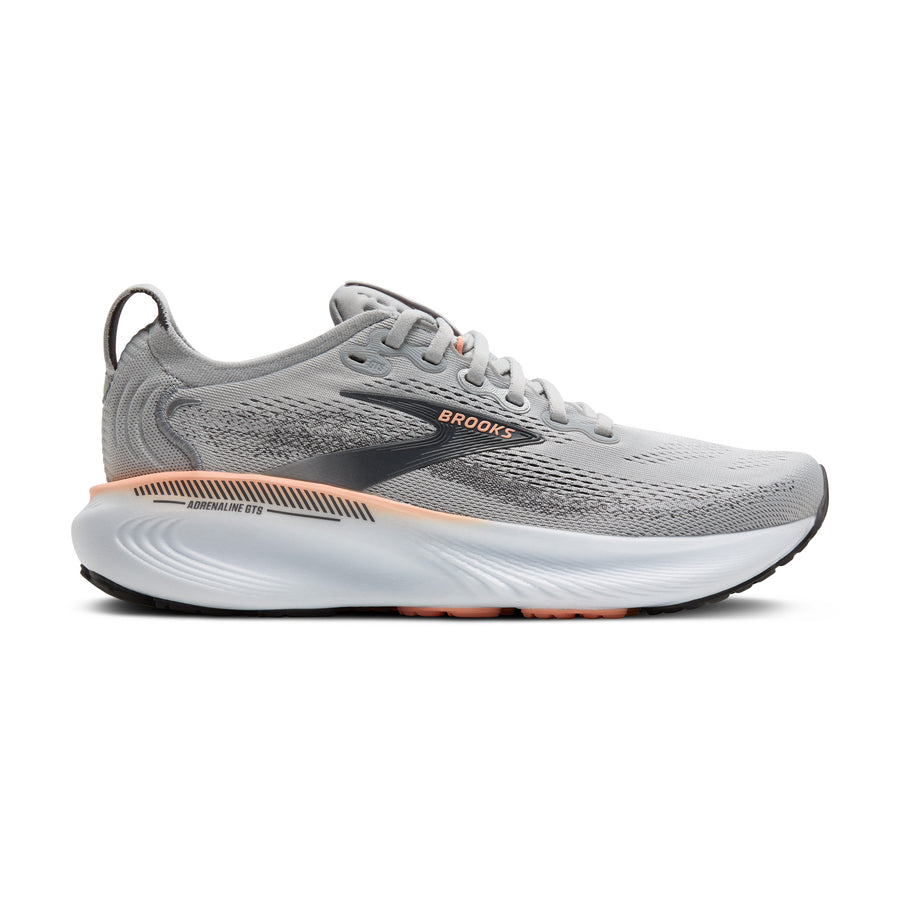 Brooks Women's Adrenaline GTS 25 Grey/Blkpearl/Coral