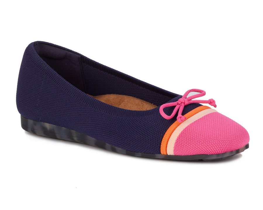 Ros Hommerson Noelle Navy/Pink Knit