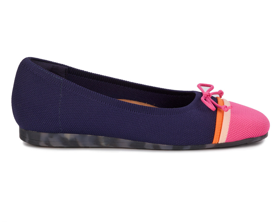 Ros Hommerson Noelle Navy/Pink Knit