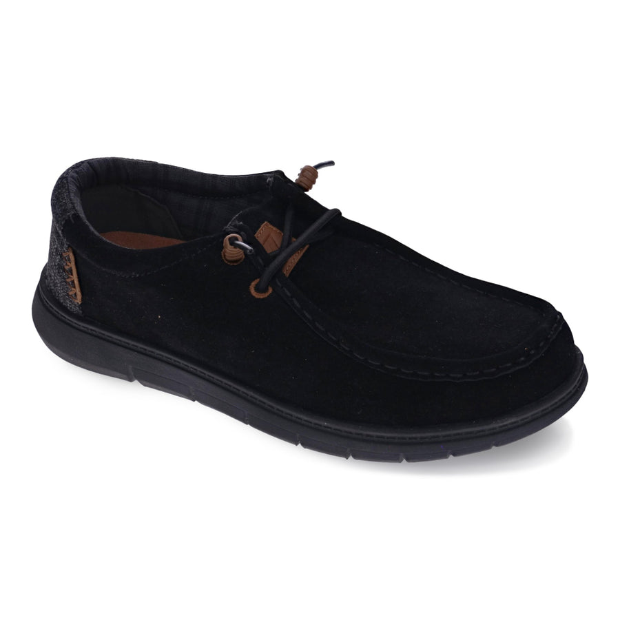 Vitasole Men's Hipster Suede Black