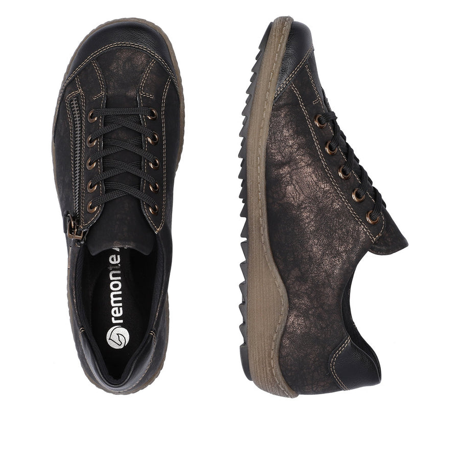Remonte Liv 02 Schwarz/Schawarz-Ant  ( R1402-07)