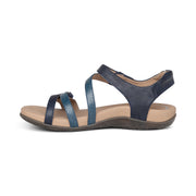 Aetrex Jess Quarter Strap Navy