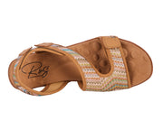 Ros Hommerson Kimmi Multi Raffia / Luggage Leather