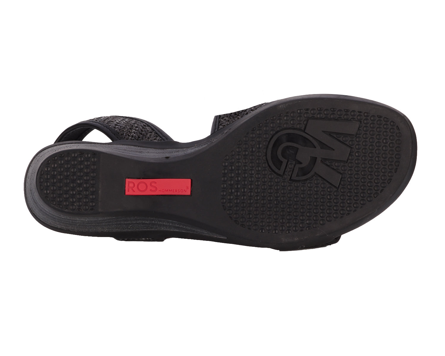 Ros Hommerson Kimmi Black Raffia / Black Leather