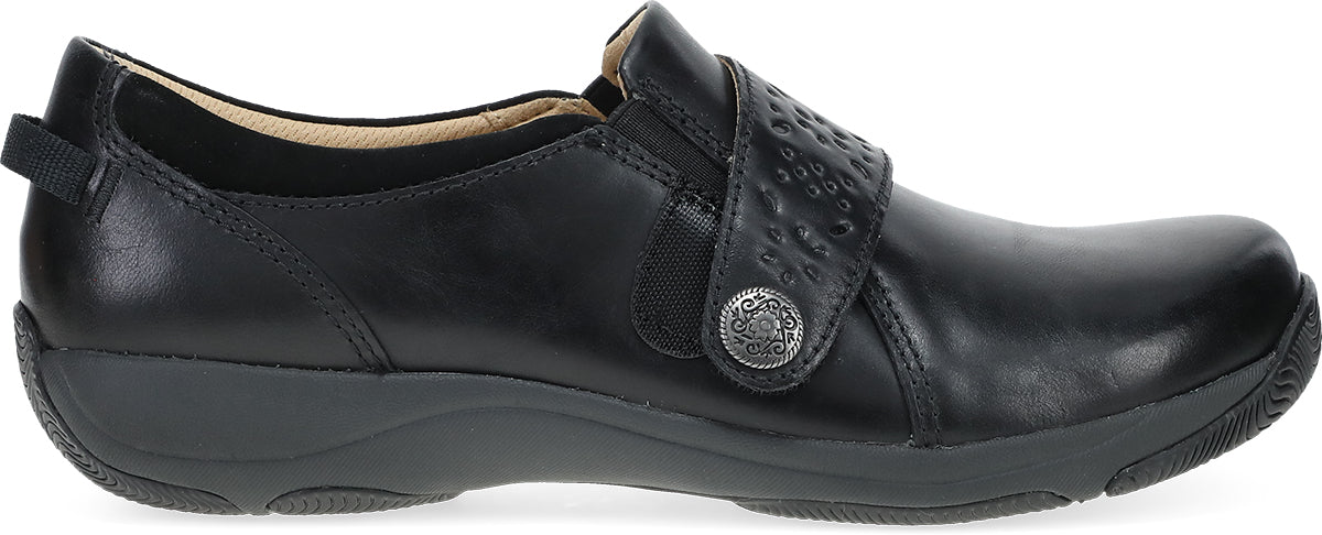Dansko Sallie Waxy Burnished Black