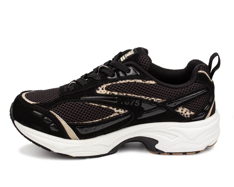 Drew Women's Fiona Black Leopard Combo