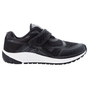 Propet Men's One Strap Black /Dk Grey