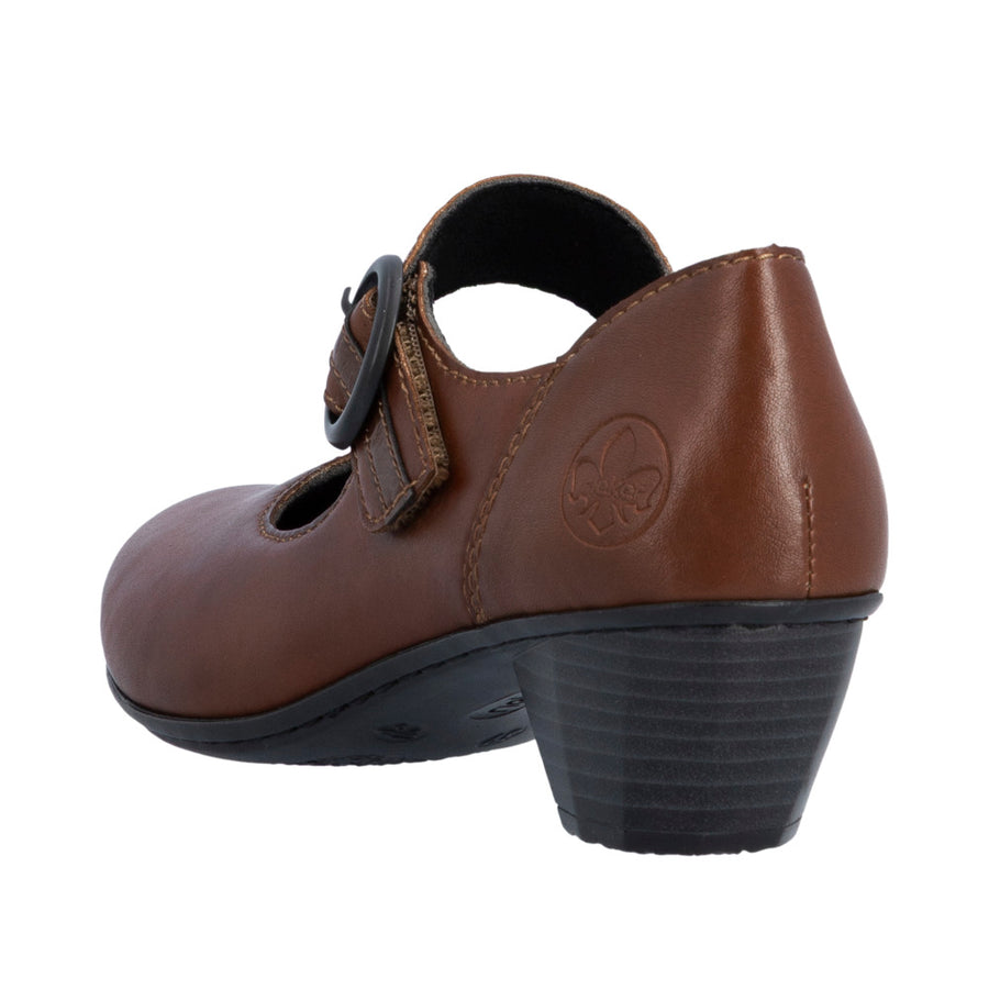 Rieker Mary Jane Heel (41756-22) Brown