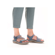 Rieker Franja 70 (64870-14) Royal /Jeans-Weiss