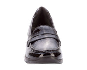 Ros Hommerson Dannon Black Crinkle Patent