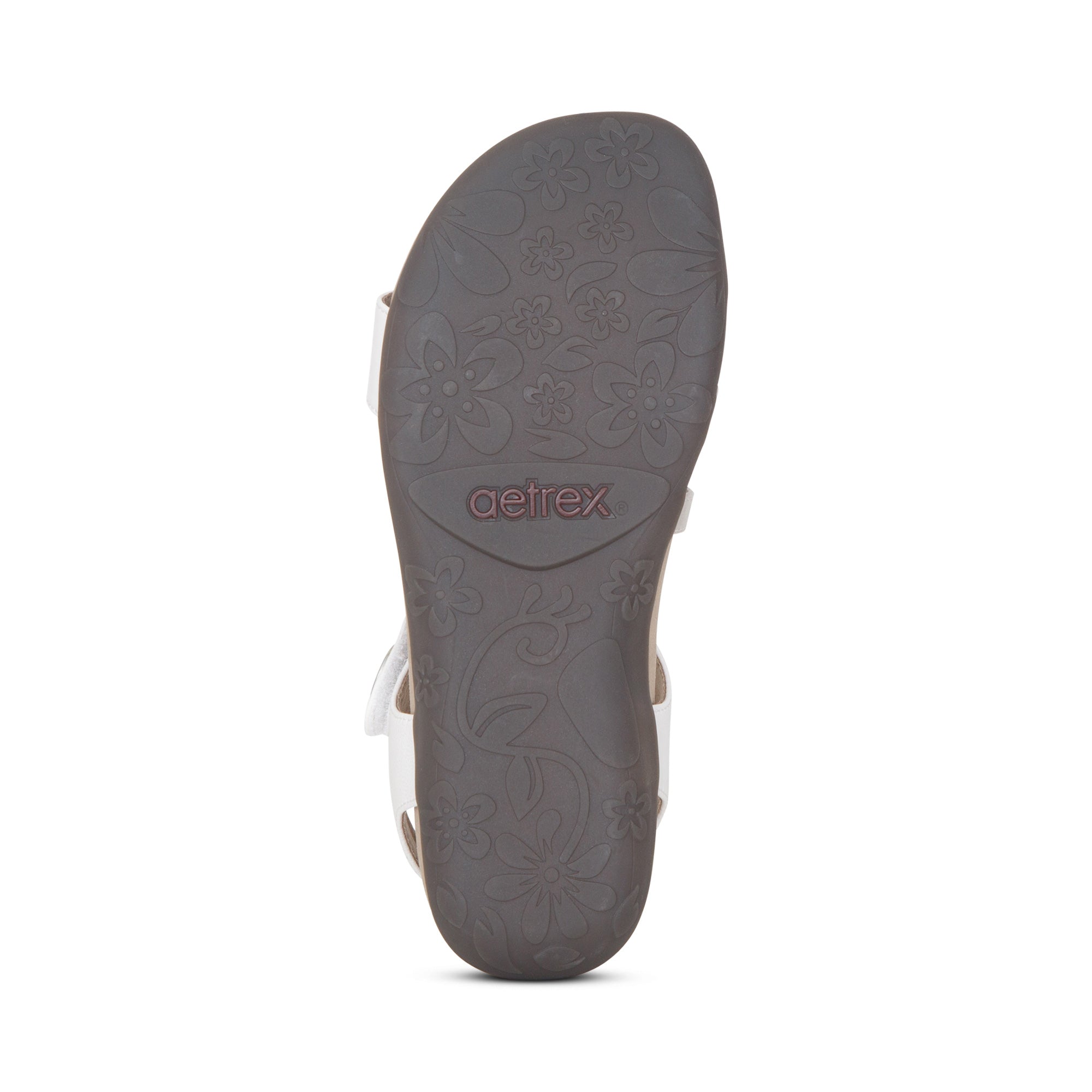 Aetrex Jess Quarter Strap White