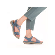 Rieker Franja 70 (64870-14) Royal /Jeans-Weiss
