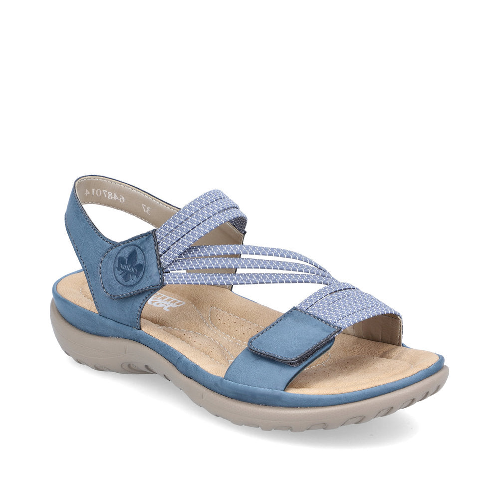 Rieker Franja 70 (64870-14) Royal /Jeans-Weiss