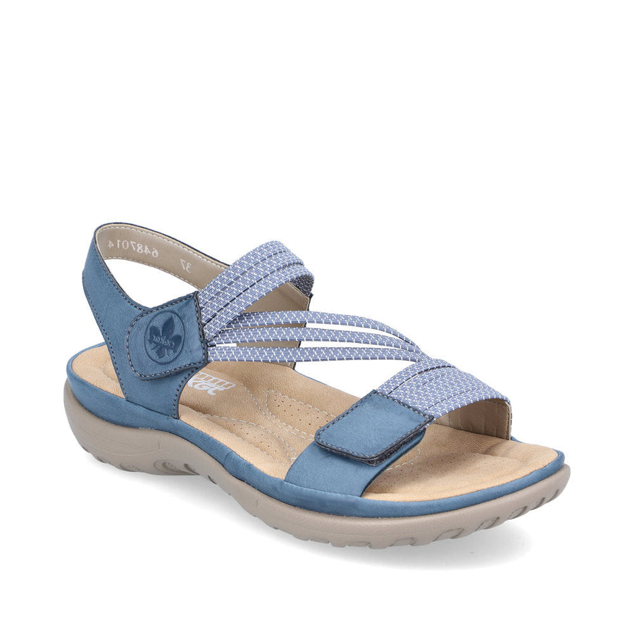 Rieker Franja 70 (64870-14) Royal /Jeans-Weiss
