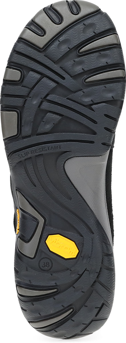 Dansko Primrose Black Burnished Suede
