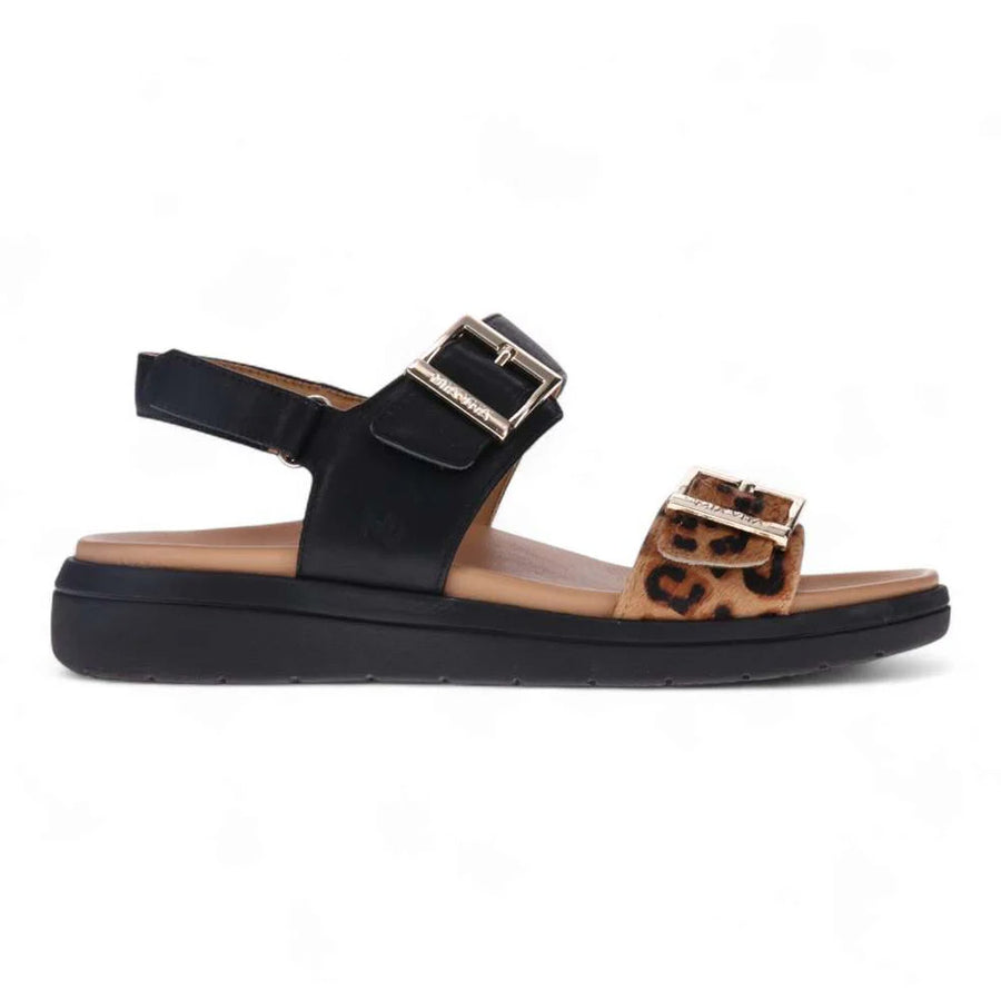 Mia Vita Bettina Black Leopard