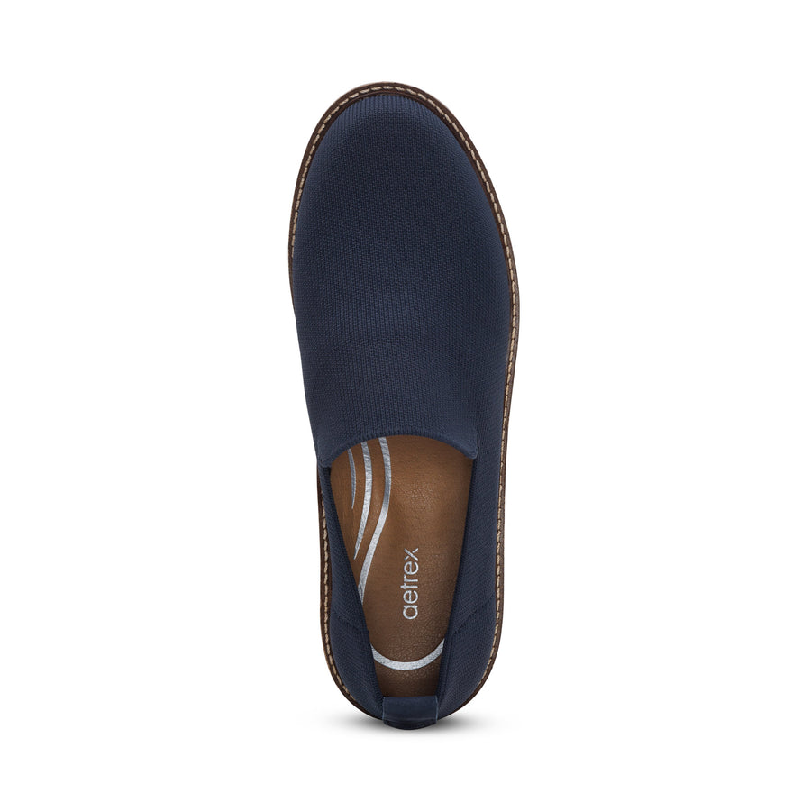 Aetrex Chloe Slip On Navy (MSRP $139.95)