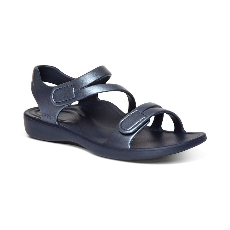 Aetrex Jillian Sport Navy - Women's