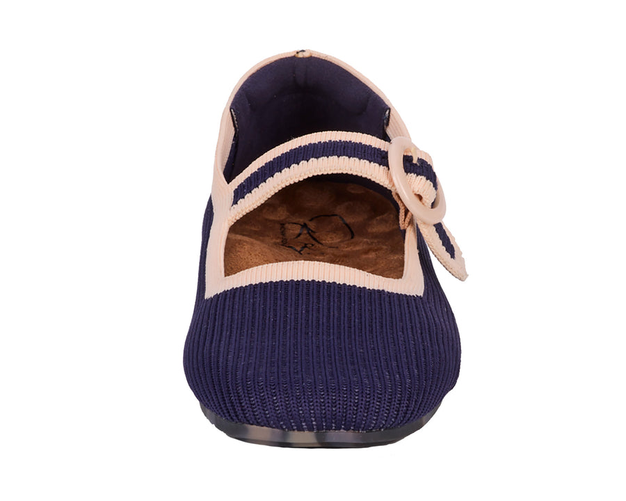 Ros Hommerson Naomi Navy/Cream Knit