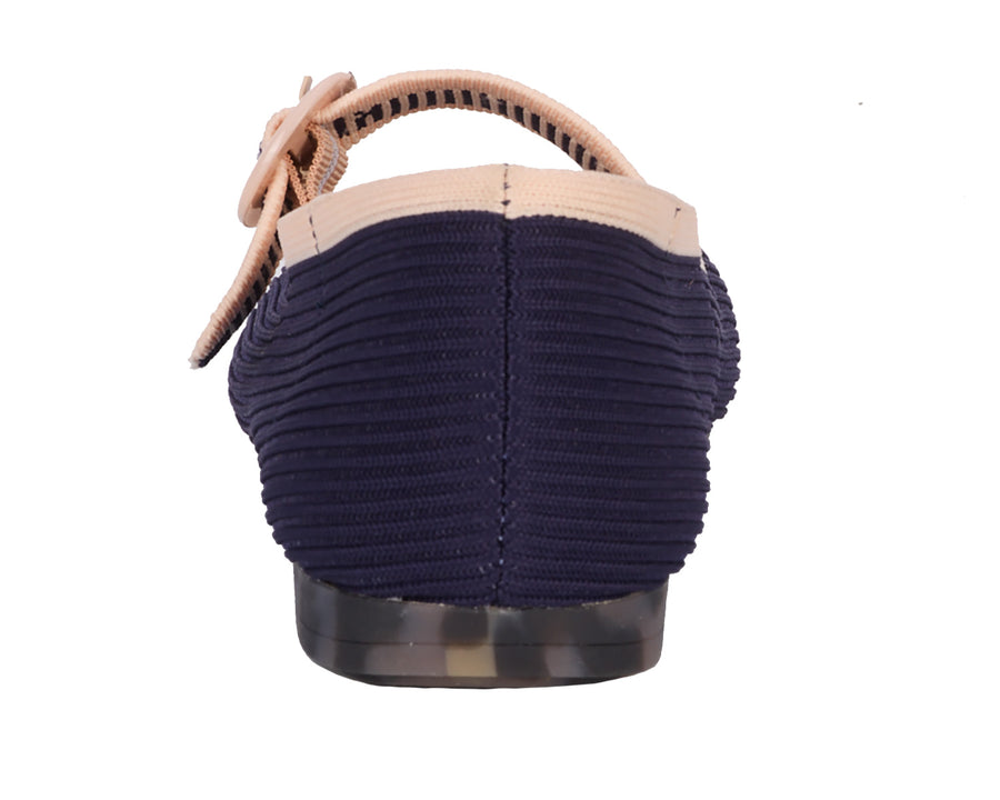 Ros Hommerson Naomi Navy/Cream Knit