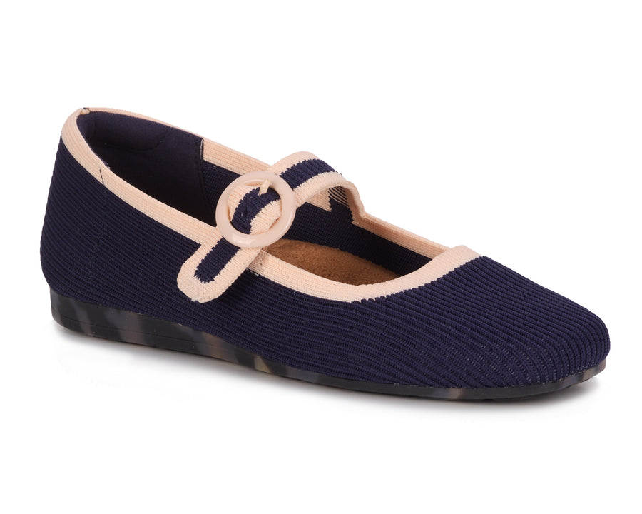Ros Hommerson Naomi Navy/Cream Knit