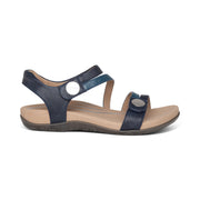 Aetrex Jess Quarter Strap Navy