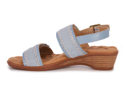 Ros Hommerson Kateri Faded Denim Leather