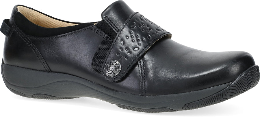 Dansko Sallie Waxy Burnished Black