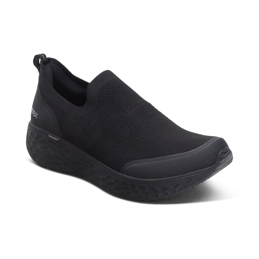 Aetrex Dash Slip On Black/Black