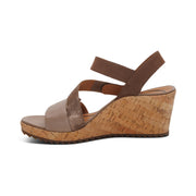 Aetrex Madelyn Wedge Taupe Multi