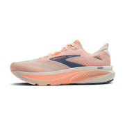 Brooks Women's Ghost 18  Star White/Cyber Peach/Grey