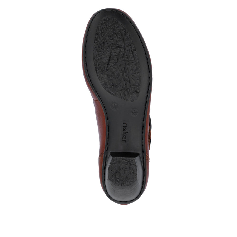Rieker Mary Jane Heel (41756-22) Brown