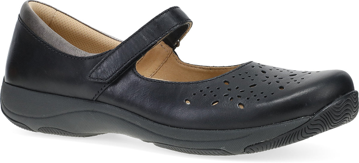 Dansko Stacy Waxy Burnished Black