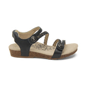 Aetrex Jillian Braided Quarter Strap Navy